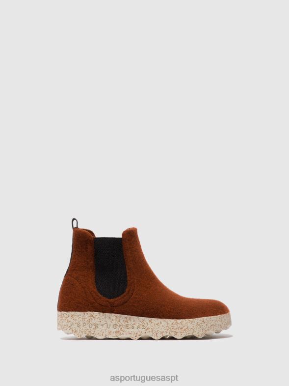 806V2217 chelsea botins caia homens Asportuguesas marrom botas