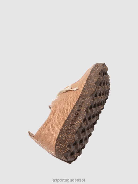 806V2212 bate-papo com sapatos sem cadarço homens Asportuguesas cânhamo canela sapato