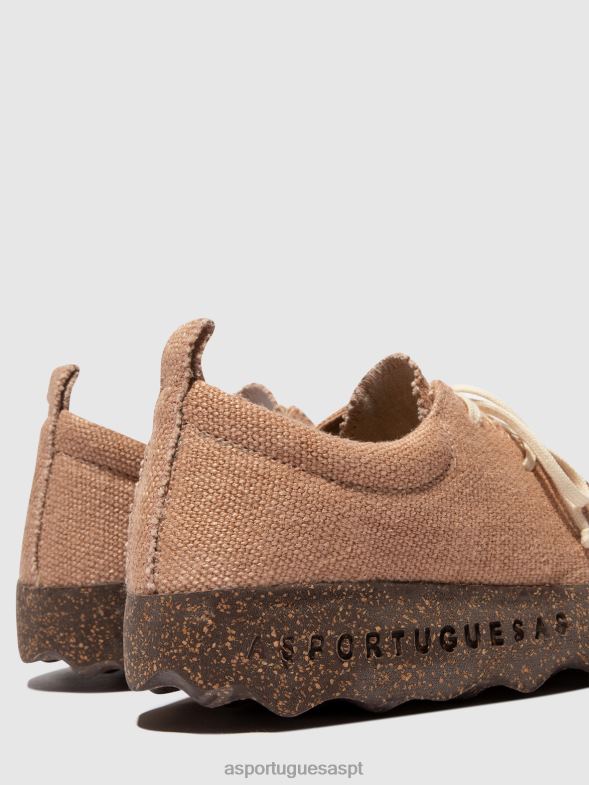 806V2212 bate-papo com sapatos sem cadarço homens Asportuguesas cânhamo canela sapato