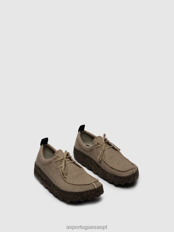 806V2194 tênis com cadarço chat sand homens Asportuguesas marrom treinadores