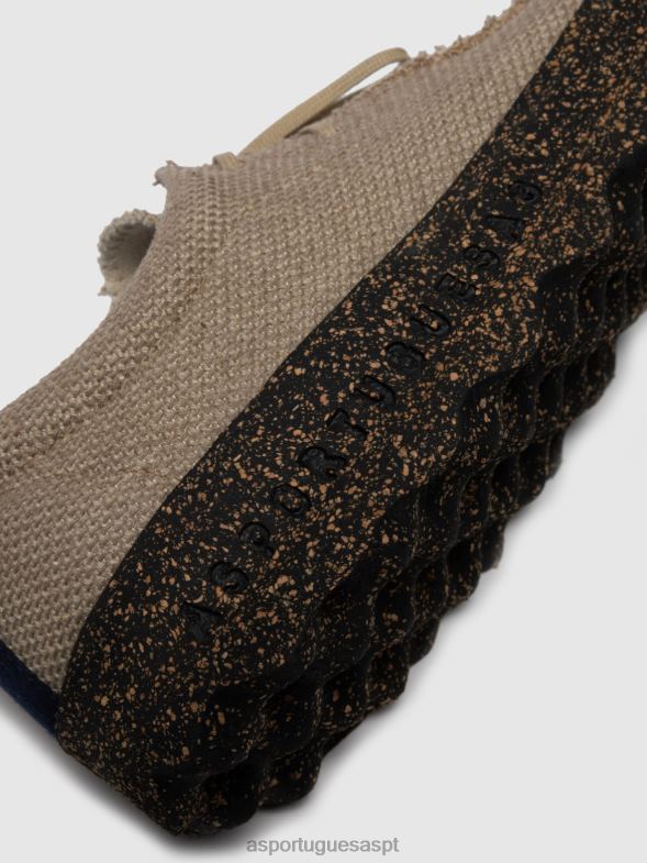 806V2194 tênis com cadarço chat sand homens Asportuguesas marrom treinadores