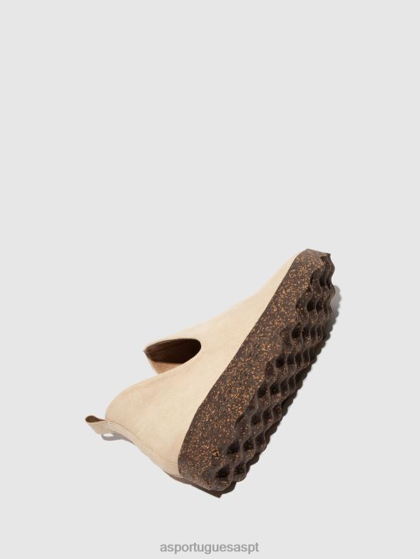 806V2211 cidade de tênis slip-on homens Asportuguesas bege (camurça) treinadores