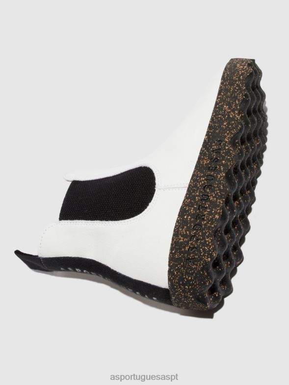 806V2154 chelsea botins caia mulheres Asportuguesas branco vegano botas