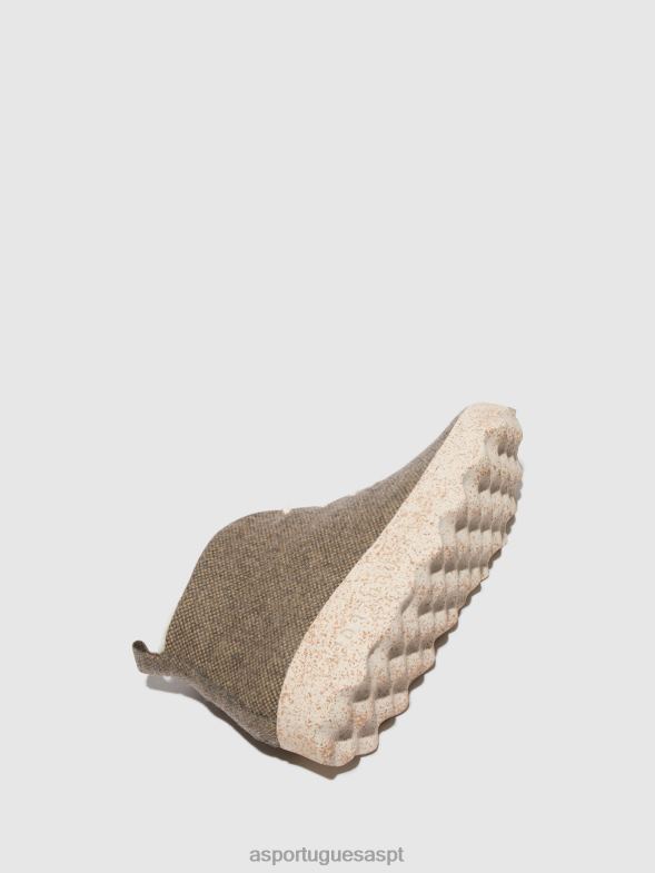 806V2161 bolo de botins de renda mulheres Asportuguesas marrom botas