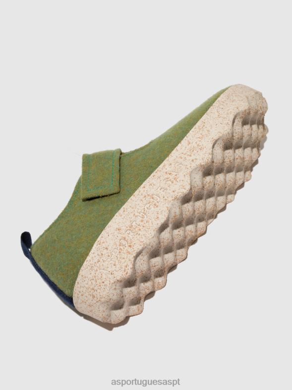 806V2113 sapatos mary jane cate mulheres Asportuguesas verde Mary Jane