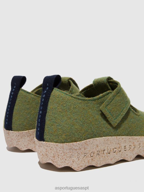 806V2113 sapatos mary jane cate mulheres Asportuguesas verde Mary Jane