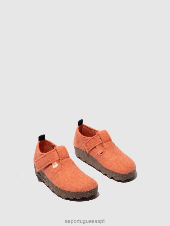 806V292 sapatos mary jane cate mulheres Asportuguesas tangerina Mary Jane