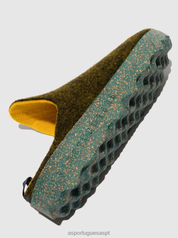 806V2129 mulas de dedo redondo vêm mulheres Asportuguesas floresta mulas