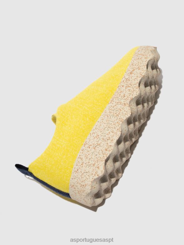 806V2110 acampamento de sapatos de cadarço mulheres Asportuguesas amarelo sapato