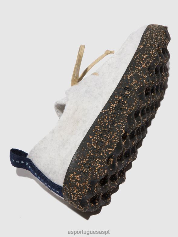 806V273 bate-papo com sapatos de cadarço mulheres Asportuguesas off white sapato