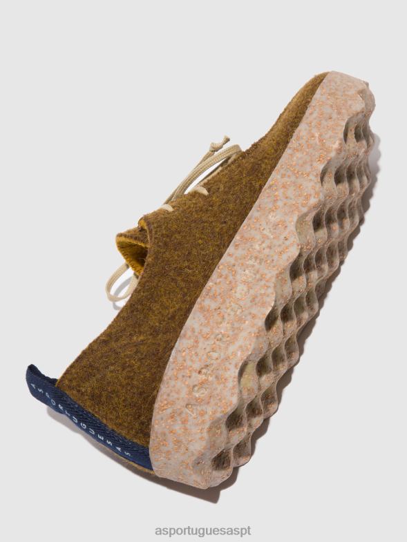 806V278 bate-papo com sapatos de cadarço mulheres Asportuguesas caramelo sapato