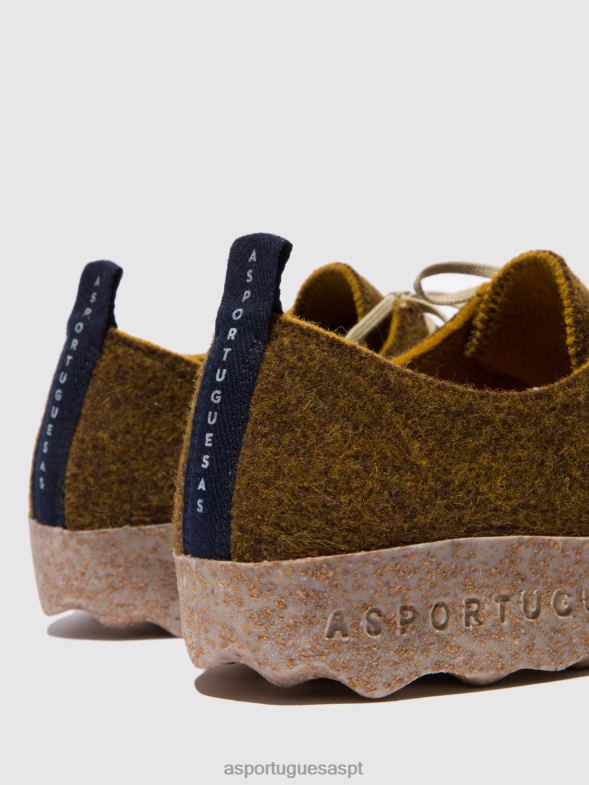 806V278 bate-papo com sapatos de cadarço mulheres Asportuguesas caramelo sapato