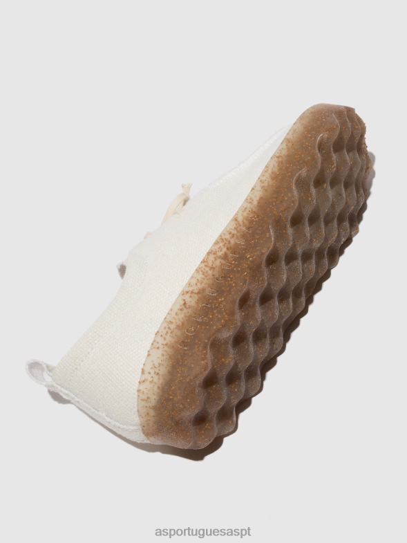 806V281 bate-papo com sapatos sem cadarço mulheres Asportuguesas cânhamo de marfim sapato