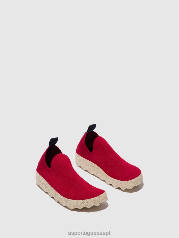 806V210 cuidados com tênis elásticos mulheres Asportuguesas trecho vermelho s.cafe treinadores