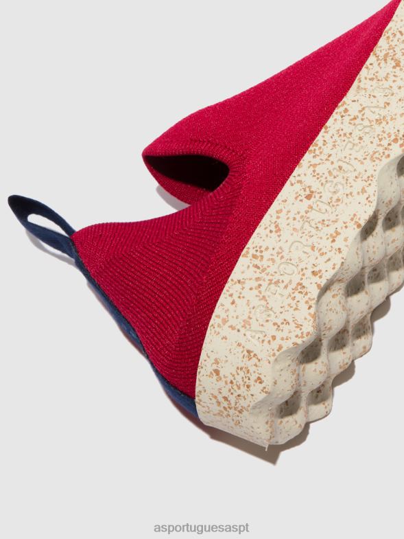 806V210 cuidados com tênis elásticos mulheres Asportuguesas trecho vermelho s.cafe treinadores