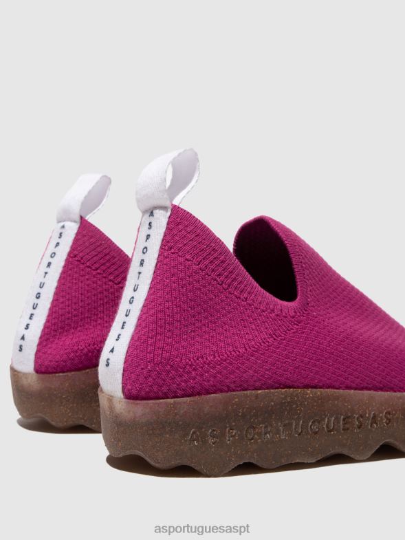 806V221 cuidados com tênis slip-on mulheres Asportuguesas orquídea rosa treinadores