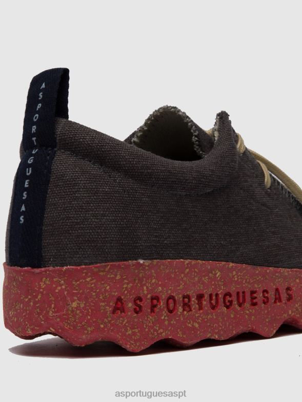 806V259 bate-papo com tênis de amarrar mulheres Asportuguesas preto treinadores