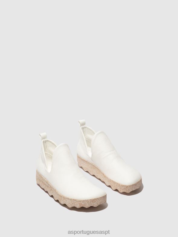 806V266 cidade de tênis slip-on mulheres Asportuguesas branco treinadores