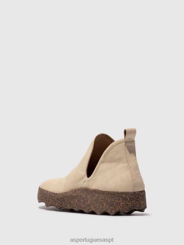 806V270 cidade de tênis slip-on mulheres Asportuguesas bege (camurça) treinadores